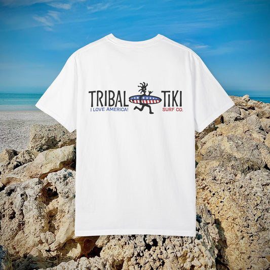 Classic Tribal Tiki (Red, White & Blue)