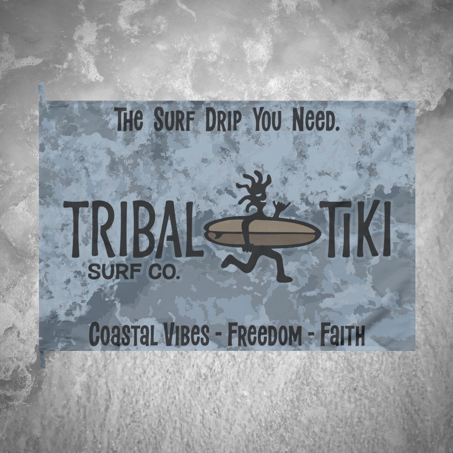 Tribal Tiki Surf Co Flag.