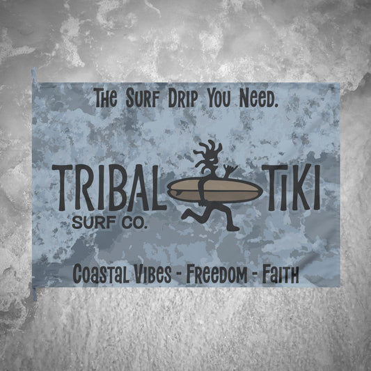 Tribal Tiki Surf Co Flag.